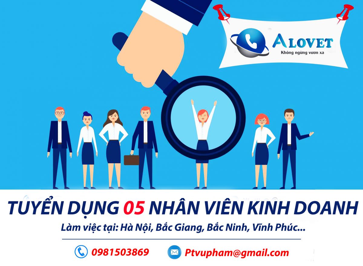 Tuyển dụng 05 nh&acirc;n vi&ecirc;n kinh doanh thuốc th&uacute; y | C&ocirc;ng ty Alovet